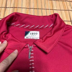 Izod Golf Pink Polo with White Trim XXL